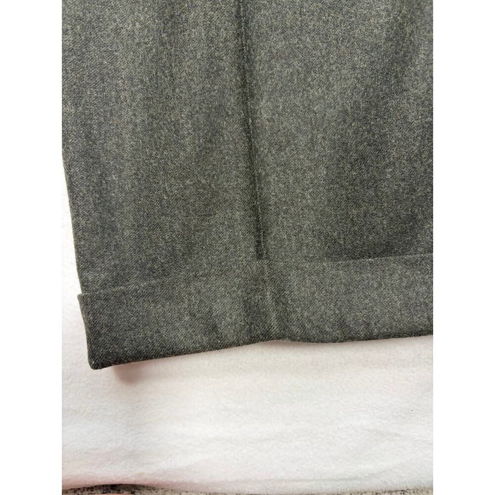 Brooks Brothers Brooksease Olive Green Dress Pants Mens 38 Cuffed Wool Blend - Picture 6 of 11